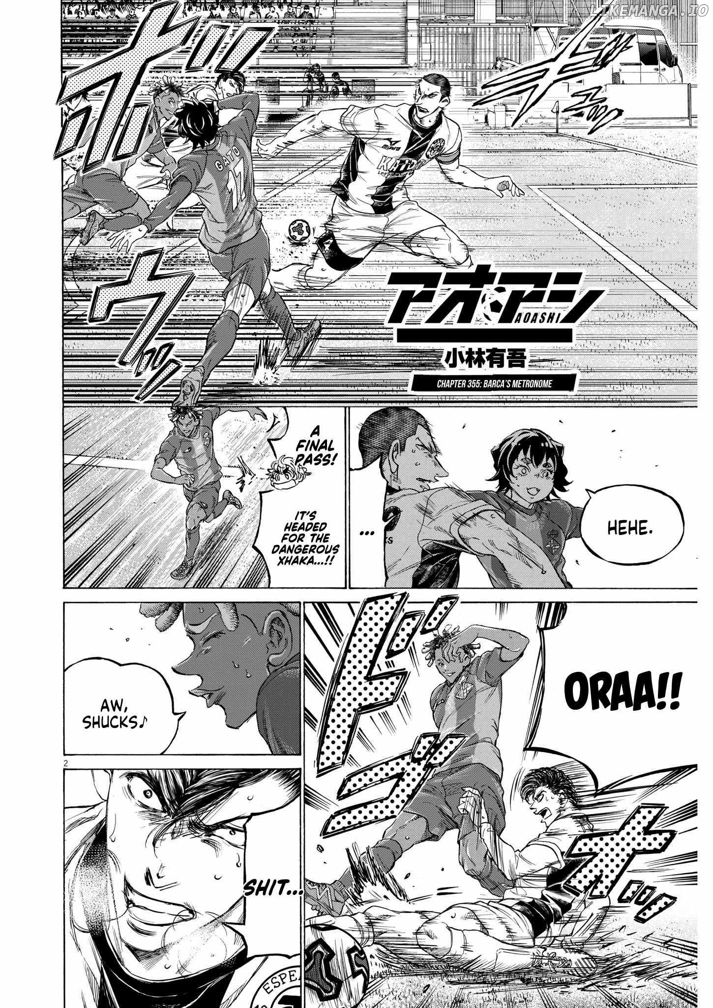 Ao Ashi, Chapter 355 image 02